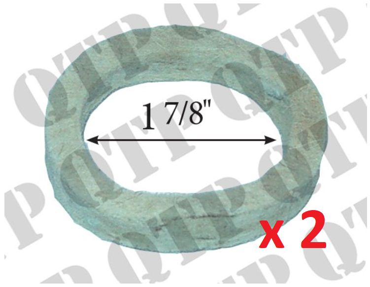 For Massey Ferguson Fibre Seal for P/S Shaft - PACK OF 2  1 7/8"