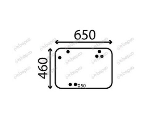 for, Massey Ferguson 8900 REAR WINDOW FLAT - TINTED