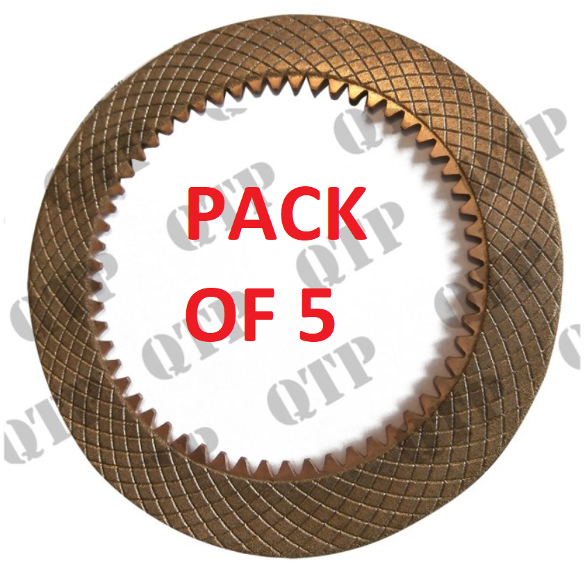 For Massey Ferguson 4200 4300 Clutch Plate PTO  Suits 5 Plate Hub - PACK OF 5