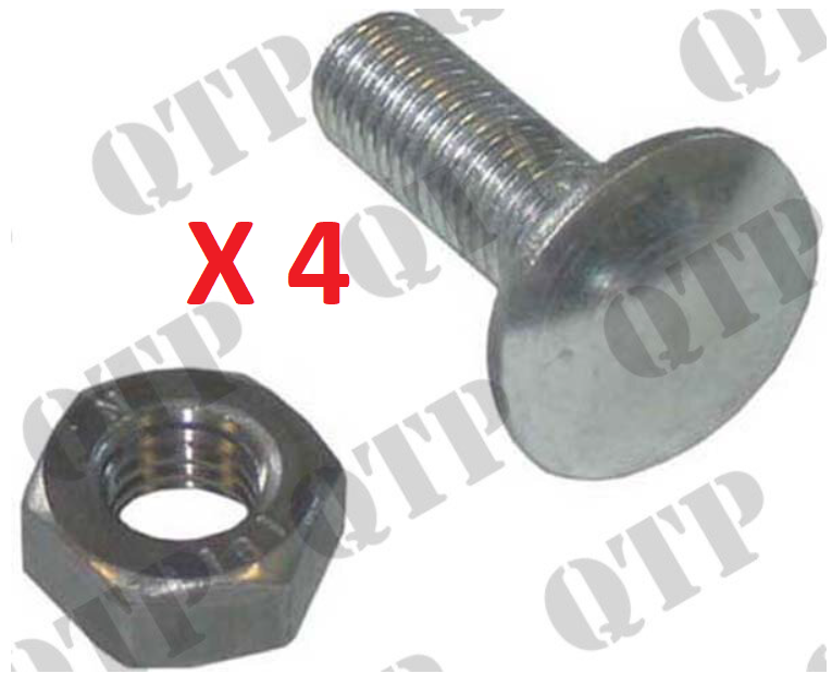 For Massey Ferguson 135 Bolt & Nut for Footboard - PACK OF 4 