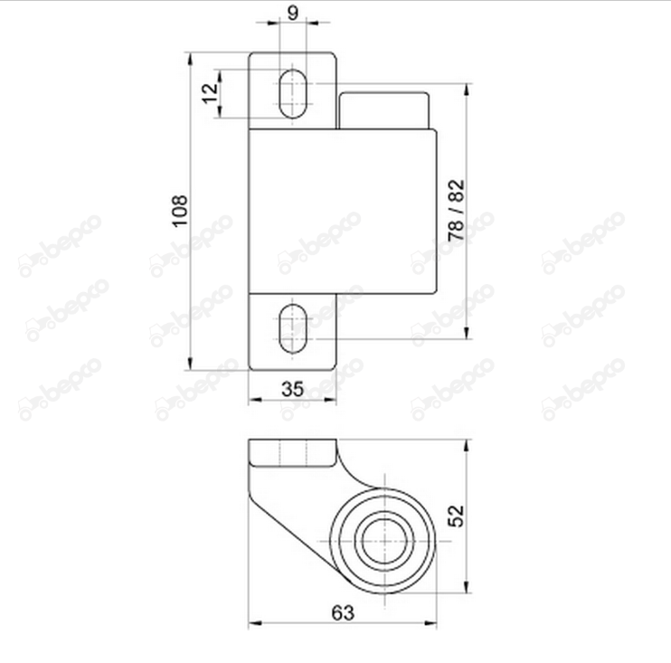 For RENAULT CLASS MIRROR TELESCOPIC ARM LEFT HAND
