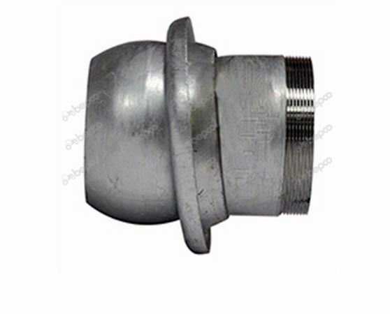 MALE WITH THREADED TAIL (ZN) TYPE FERRARI - Ø100MM - 4''