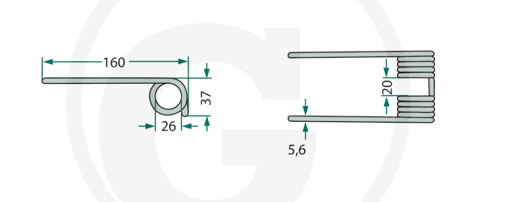 For KRONE PICK UP TINE PACK OF 10