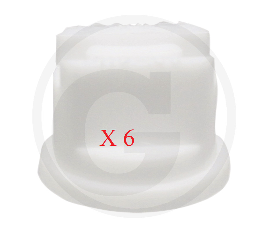 Lechler VE6 Lechler ST flat-jet nozzle 110°, AF 8 WHITE PACK OF 6	