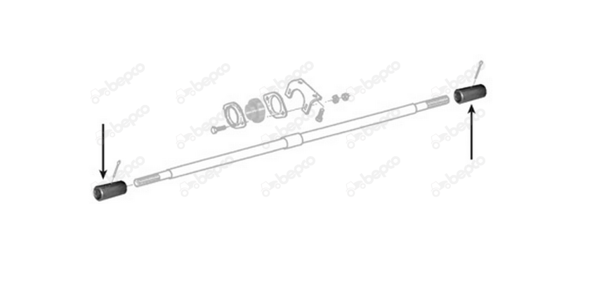 For MASSEY FERGUSON DRIVE SHAFT COUPLING 112 MM - 1''3/8 - Z=6