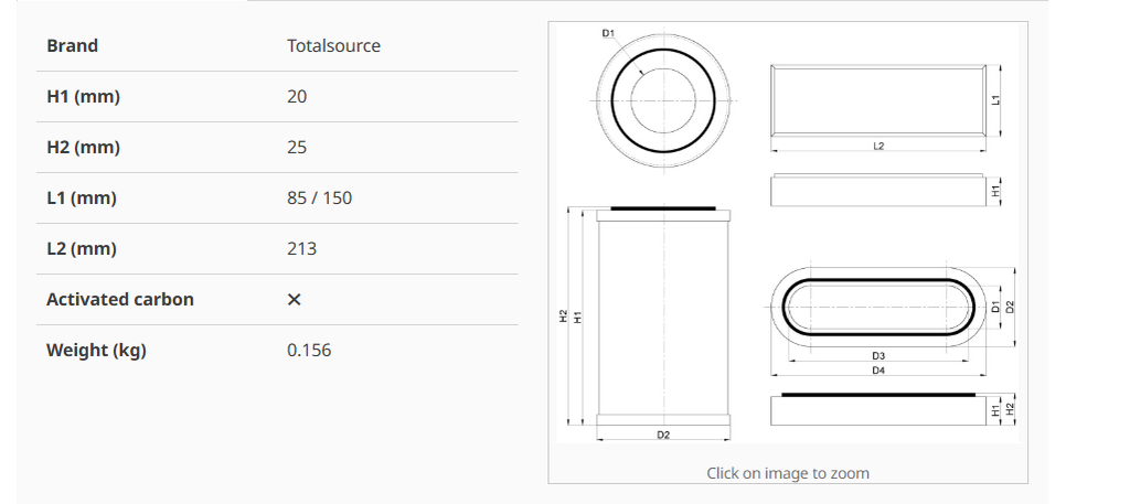 For CASE FARMALL QUANTUM CAB AIR FILTER