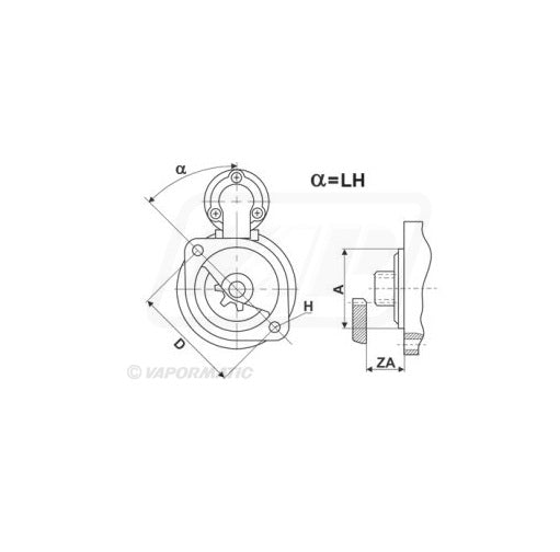 Starter Motor for John Deere 1020 1030 1120 1130 1630 1830 1840 2040 2130