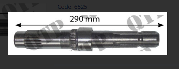 For RENAULT CLAAS 540rpm PTO SHAFT