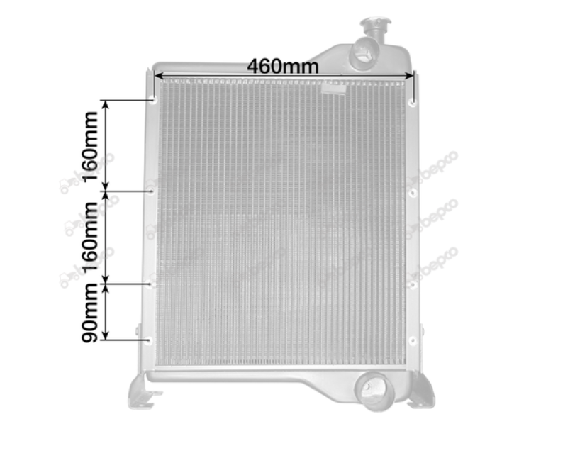 For CASE IH 85 95 4000 RADIATOR