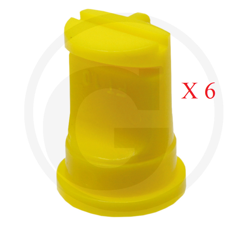 Lechler VE6 Lechler FT sluice nozzle 140° YELLOW PACK OF 6