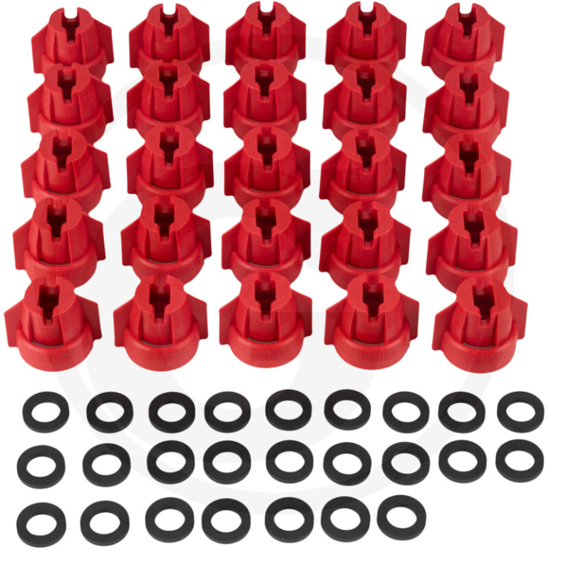 Lechler Bayonet nut Multi Cap red SW8 PU 25 pack of 25