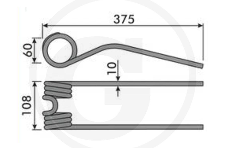For KUBOTA Rotary Tine Pack of 10
