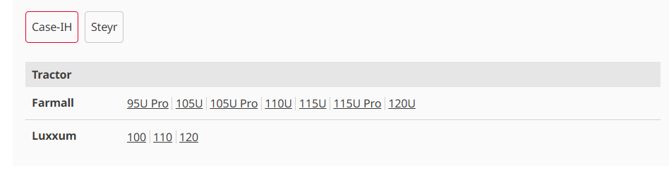 For CASE FARMALL LUXXUM HAZARD WARNING SWITCH