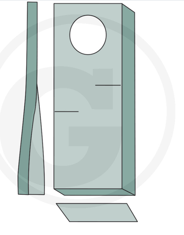 For Fella MOWER BLADES 102 X 48 (25) RIGHT