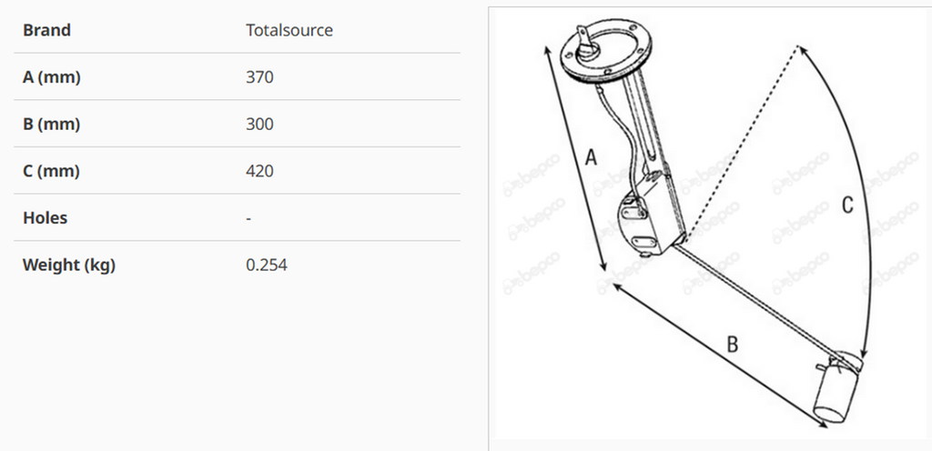 For John Deere Fuel Tank Sender Unit 40/50/55 Series