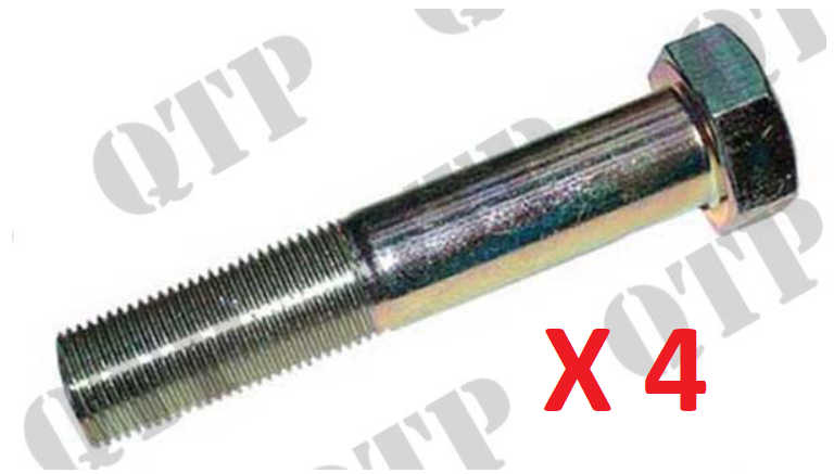 For Massey Ferguson 100 200 500 600  Front Axle Bolt 3/4 x 4 UNF - PACK OF 4