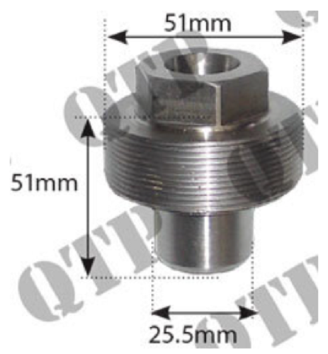 For Case IHC 33 43 44 56 84 85 King Pin Stub Axle ZF 4WD