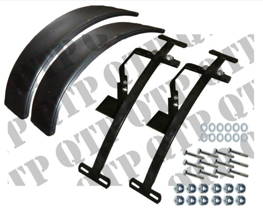 Universal Mudguard Kit, Complete with Skins. (Width 540mm Curve 1530mm Length 1320mm)