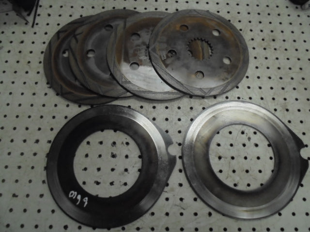 For FORD 5610 6610 7610 BRAKE DISCS 4 BRONZE & 2 STEEL