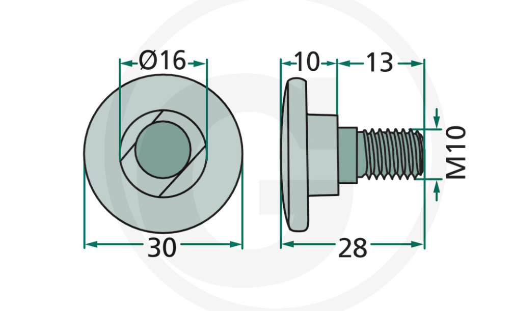 For Kuhn GMD 44, 55, 66, Kuhn (John Deere) MOWER BLADE BOLT & NUT PACK OF 25