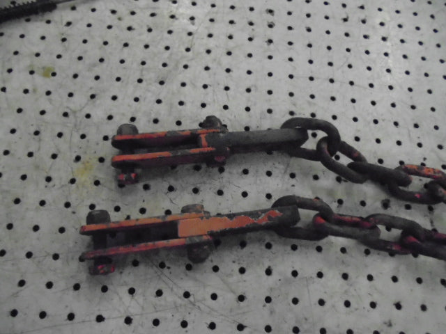 For DAVID BROWN 1490 HYDRAULIC ARMS CHECK CHAINS PAIR