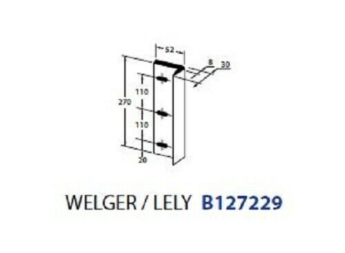 WELGER / LELY AP41 Piston Knife Movable