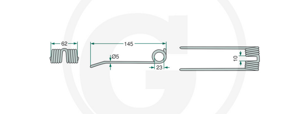 For KRONE STRAUTMANN PICK UP TINE PACK OF 10