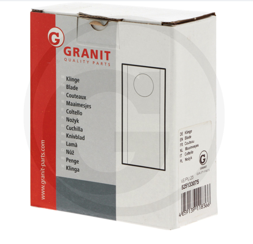 For JF - Stoll MOWER BLADES 96 x 40 (25)