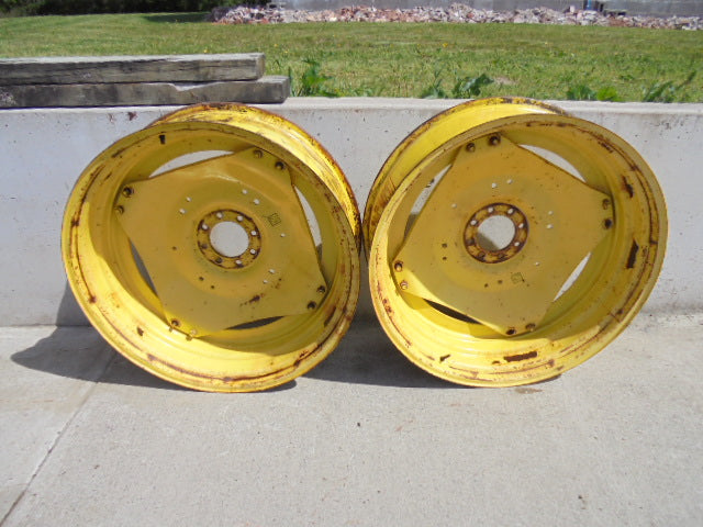 For JOHN DEERE 6000 Series PAIR 12 X 38 WHEEL RIM & CENTRES