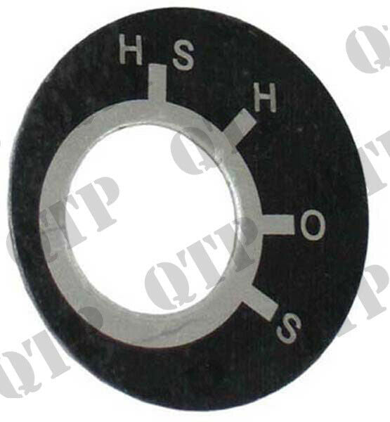 Massey Ferguson Ignition Switch Positions Badge  35