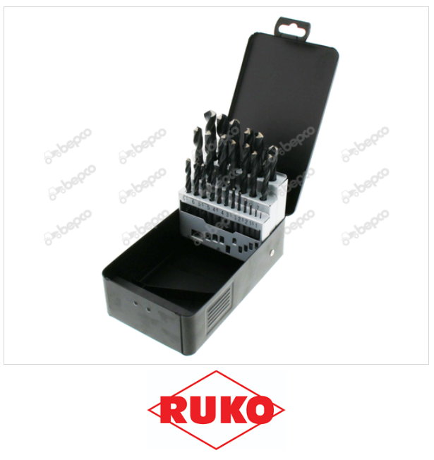 HSS DRILL BIT SET Ø 1 > 13 mm (x25)
