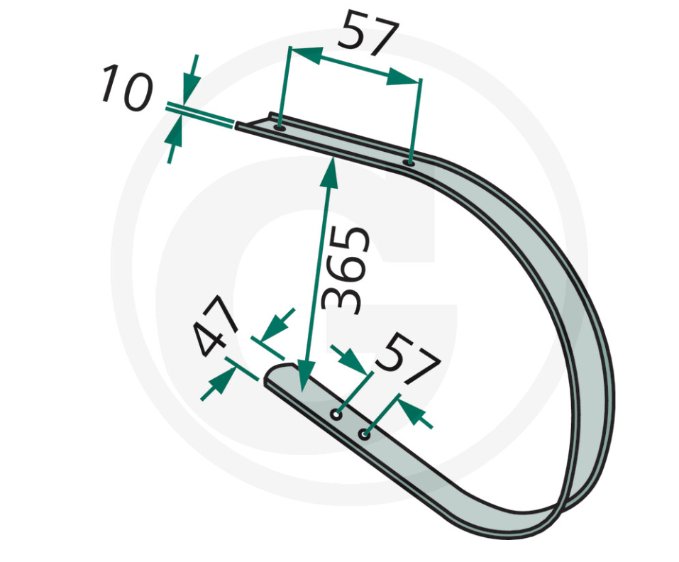 For JOHN DEERE BALER SCRAPER 300 332 336 346 456 466