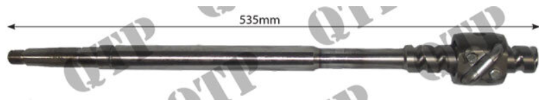 For Massey Ferguson 35 35X 135 Steering Worm  Short - 535mm Bent Axle
