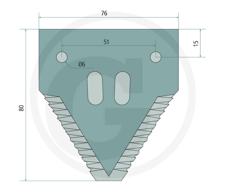 GRANIT Blade Coarse, Schumacher system PACK OF 25