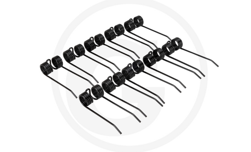 For WELGER PICK UP TINE BLACK PACK OF 10 D RP