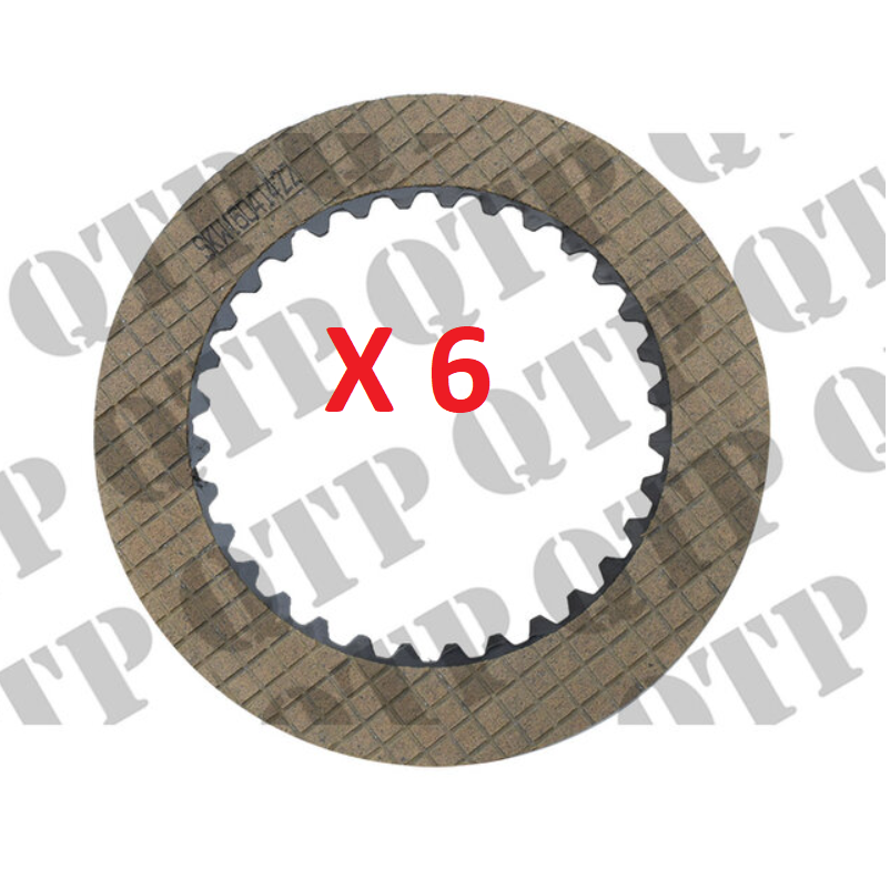 For FORD FIAT 60, TM, M, WINNER PTO Clutch Intermediate Disc  - PACK OF 6
