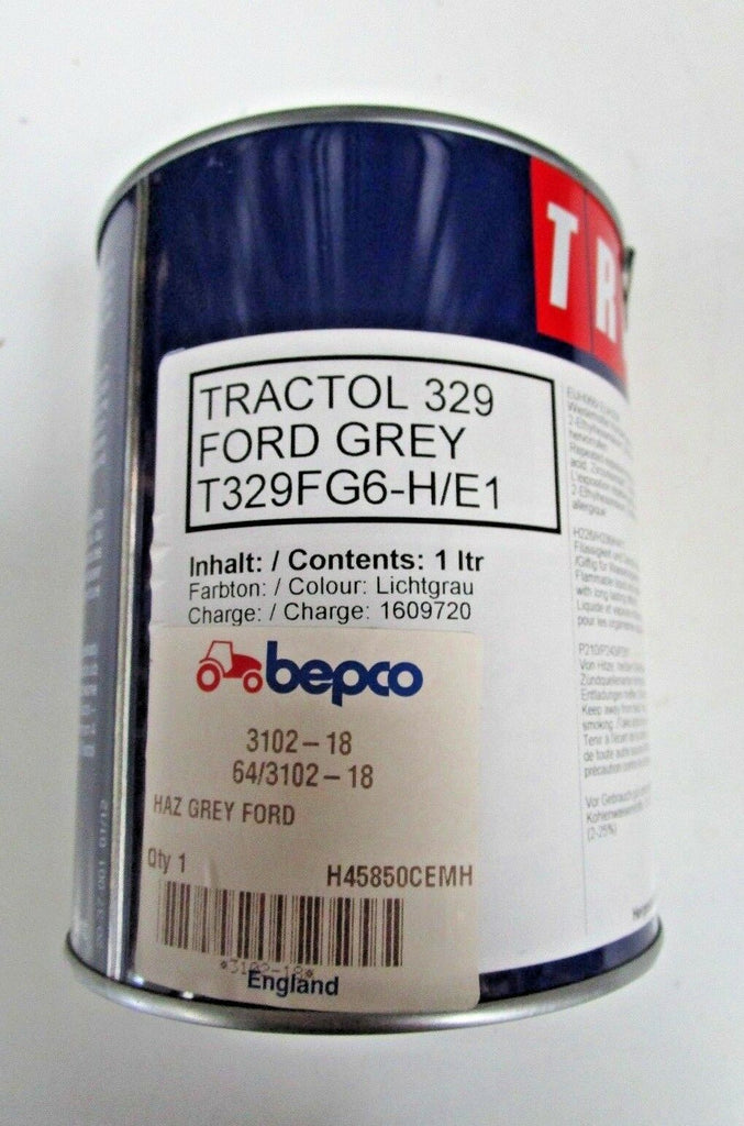 Ford Tractor White Grey Paint 1ltr