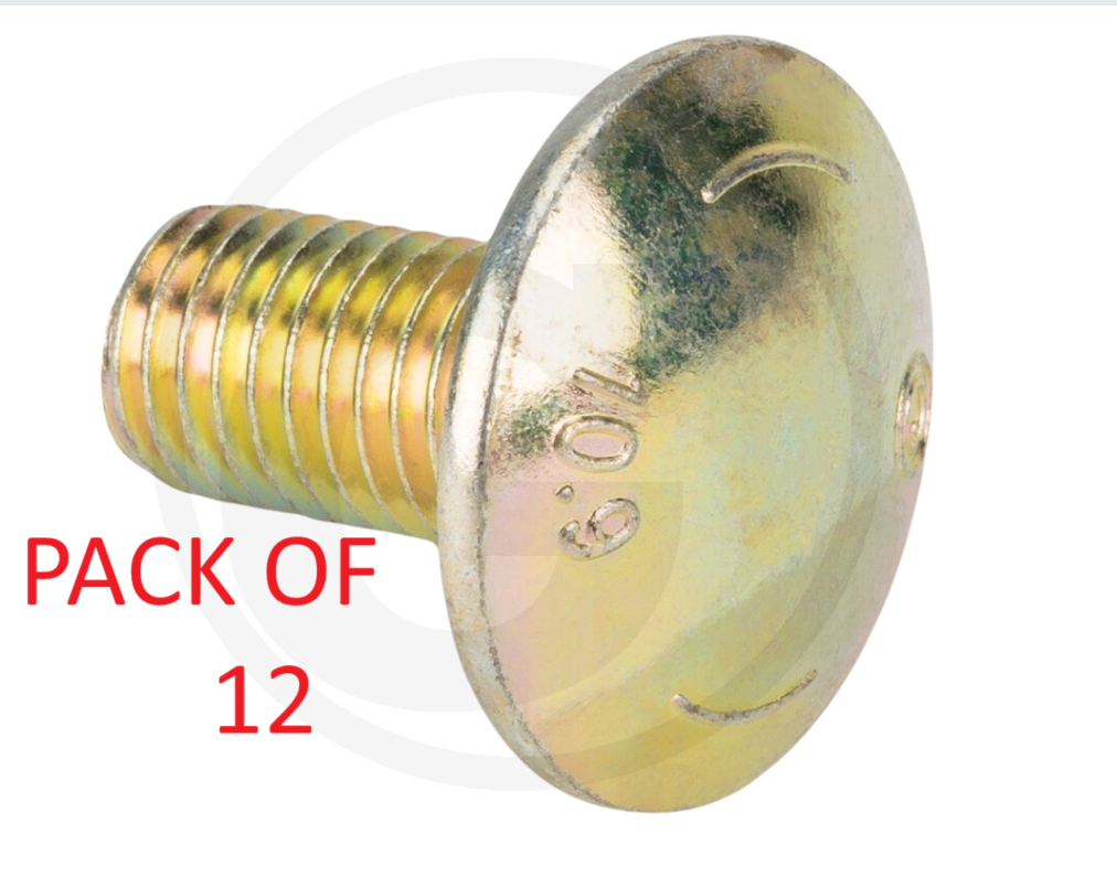 For Deutz-Fahr Kuhn Vicon/PZ Krone Pottinger Taarup Blade Holder Bolts PACK OF 12
