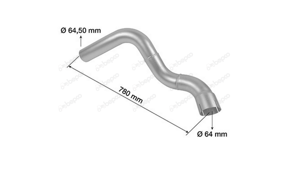For JOHN DEERE 6020 EXHAUST PIPE