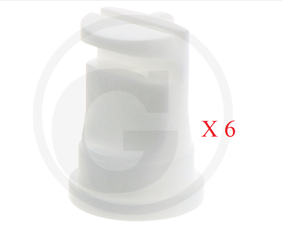Lechler VE6 Lechler FT sluice nozzle 140° WHITE PACK OF 6