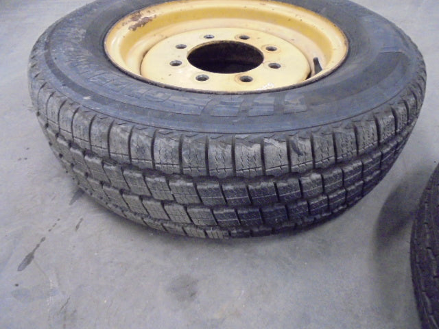 For FORD 545D 550 2wd FRONT WHEELS & TYRES - PAIR