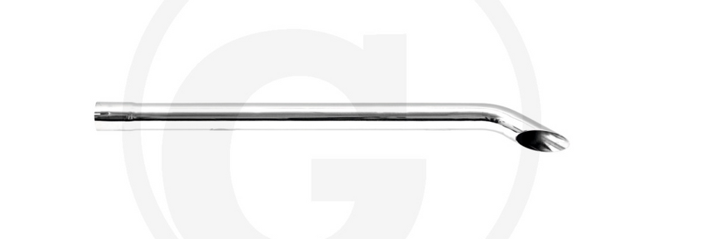 GRANIT Exhaust pipe Chrome-plated Inner Ø (mm): 89 length 1220mm