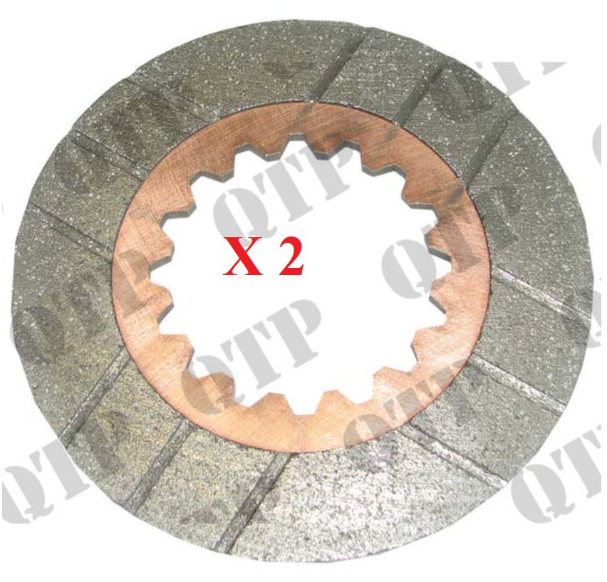 For McCormick MTX MC XTX TTX Hand Brake Brake Disc 142.8mm x 6.4mm PAIR