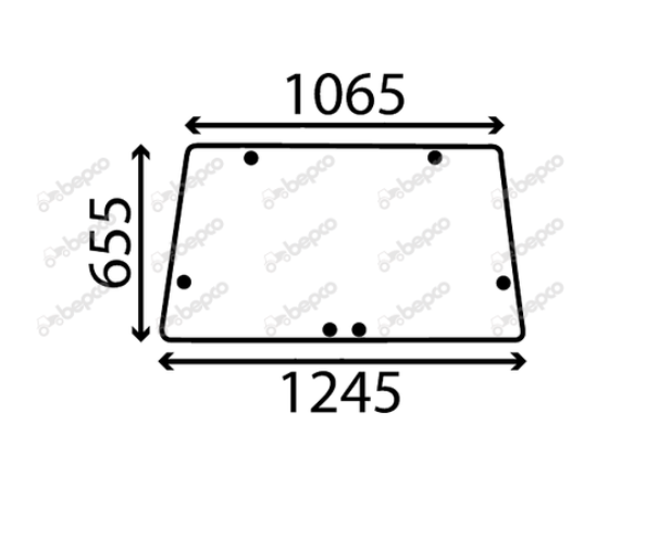 Ford New Holland  30 Series Rear Window