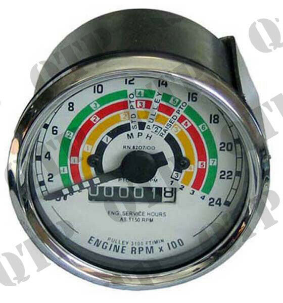 Fordson Major Rev Counter Clock Smith Type Clockwise