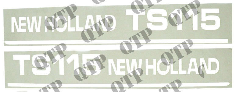 New Holland TS115 Decal Kit / Stickers
