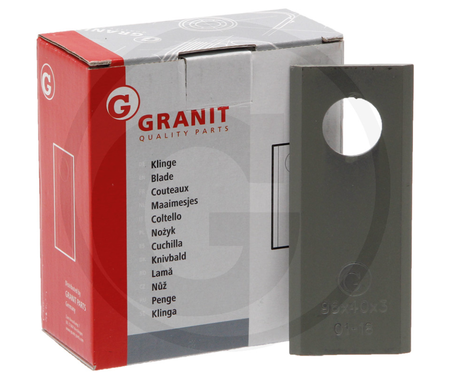 For Deutz-Fahr, Fella, Krone, Pöttinger, PZ,  Welger,Taarup MOWER BLADES 96 x 40 (25)