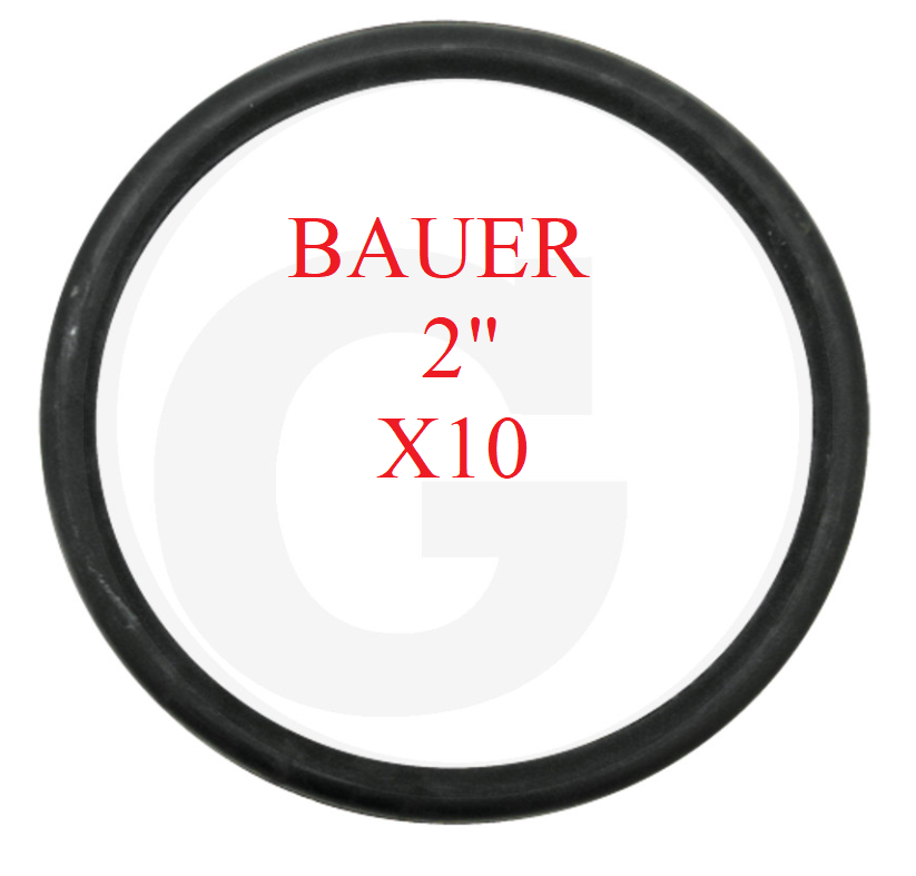 For Bauer System 2" Rubber Seal PACK OF 10