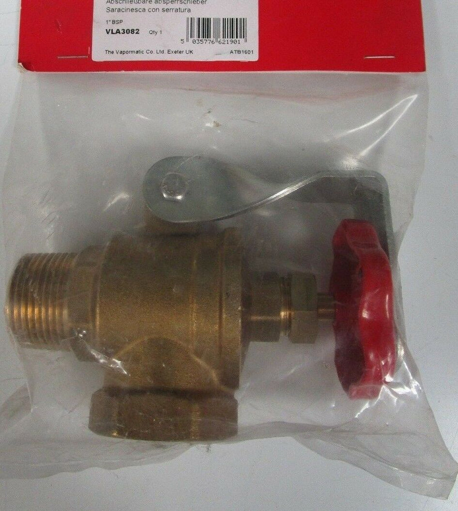 Lockable gate valve 1" BSP FUEL TANK TAP