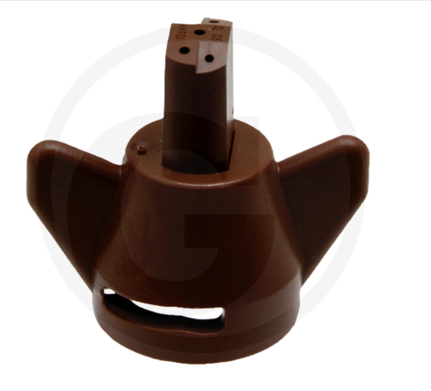 Hardi QUINTASTREAM Liquid fertiliser nozzle, 5 holes ISO Q-05 Brown pack of 6